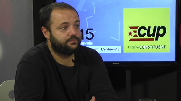 Entrevista amb Aniol Pros, de la CUP-CC (Eleccions al Parlament 2015)