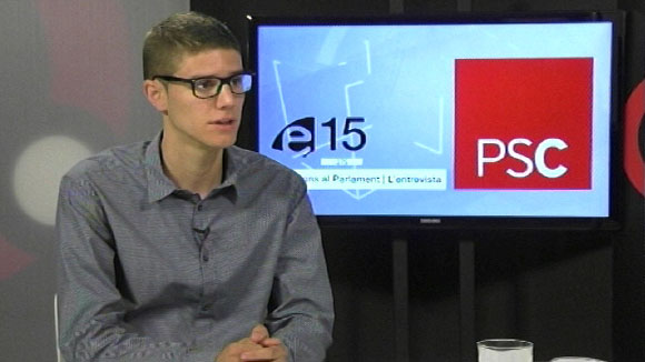 Entrevista amb Francesc Aguilà, del PSC (Eleccions al Parlament 2015)