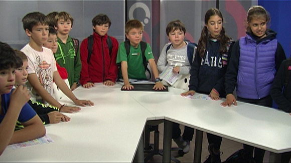 Alumnes de 6è de l'escola Ciutat d'Alba - 10 de novembre del 2015