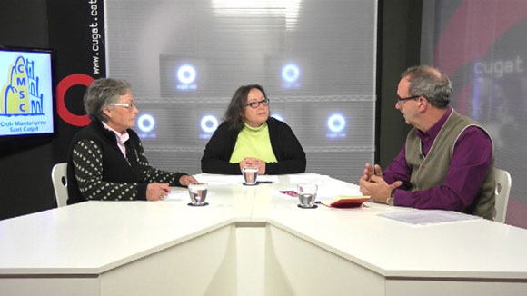 Cara a cara entre Antònia Sans i Silvano Bendinelli