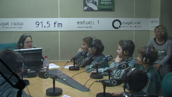 Alumnes de 5è de l'escola Santa Isabel - 12 de novembre de 2015