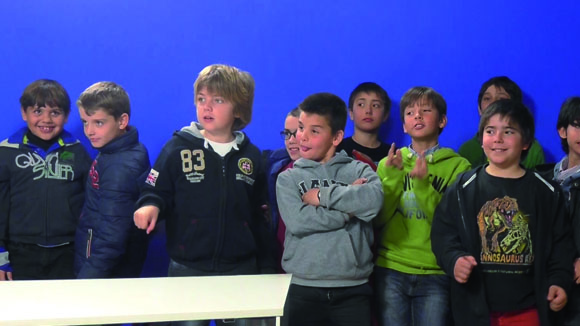 Alumnes de 4t de l'escola La Farga - Grup  1 - 8 de març de 2016