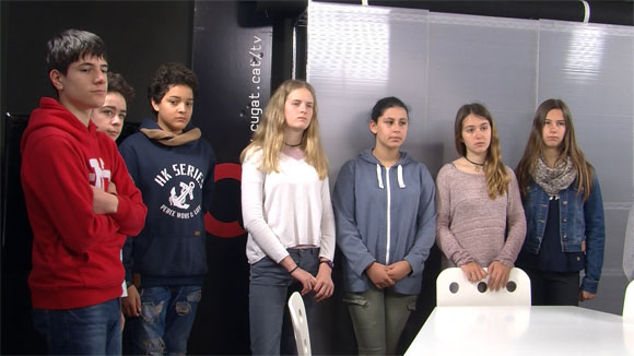 Alumnes de 2n d'ESO de l'institut Leonardo da Vinci - Grup 1 - 12 d'abril de 2016