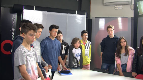 Alumnes de 2n d'ESO de l'institut Leonardo da Vinci - Grup 1 - 19 d'abril de 2016