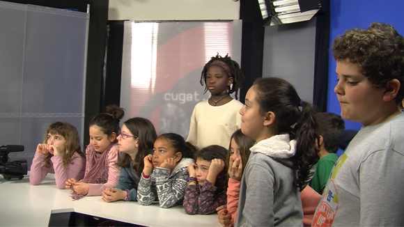 Alumnes de 4t de l'escola Collserola - grup 1- 09 de març del 2017