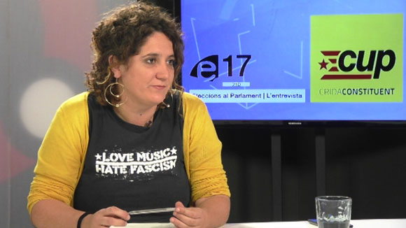 Entrevista a Núria Gibert, número 10 de la CUP-Crida Constituent (Eleccions Parlament 2017)