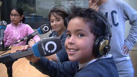 Alumnes 4t B de primària de l'Escola Collserola