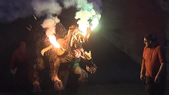 El pols a la pluja de l'Encabronada dels Diables de Sant Cugat