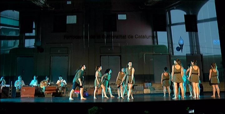 FentVia celebra el centenari de l'arribada del tren a Sant Cugat amb dansa, música i imatge