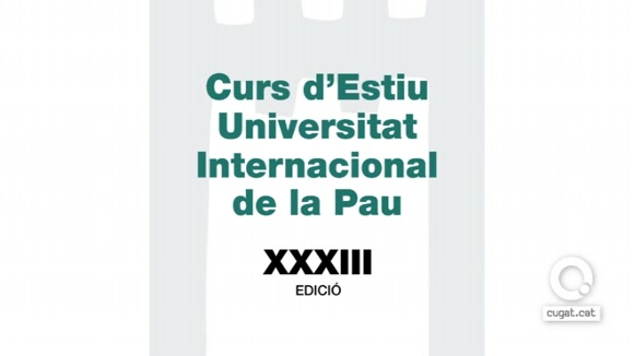 Inauguració del 33è Curs d'Estiu de la Unipau amb John Paul Lederach