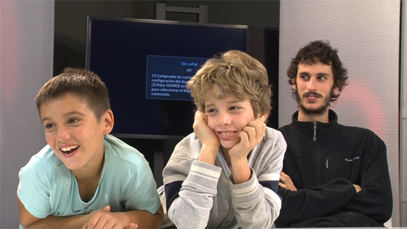 Alumnes de 4t de Primària (Castellers) de l'Escola Pins del Vallés