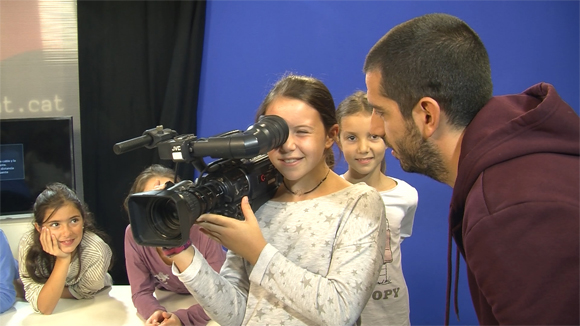 Alumnes de 4t de Primària (Diables) de l'Escola Pins del Vallés