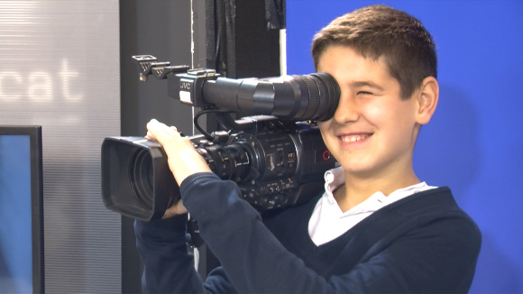 Alumnes de 5è A de Primària de l'Escola Santa Isabel