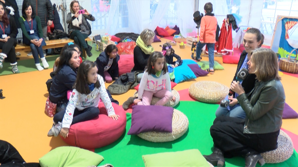 Els infants entrevisten l'alcaldessa