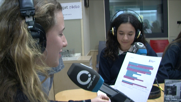 Alumnes de 4t d'ESO de l'Escola Pureza de María