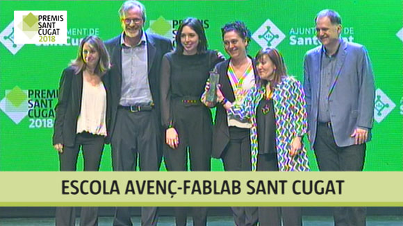 Escola Avenç i FabLab Sant Cugat, Premi Sant Cugat 2018