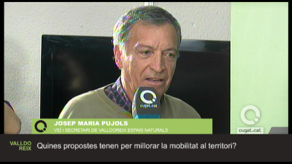 Josep Maria Pujols, veí i secretari de Valldoreix Espais Naturals, pregunta sobre la mobilitat