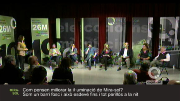 Imma Valderrama, veïna de Mira-sol, pregunta sobre enllumenat i seguretat