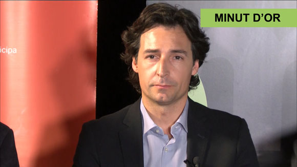 El minut d'or d'Álvaro Benejam, candidat del PP