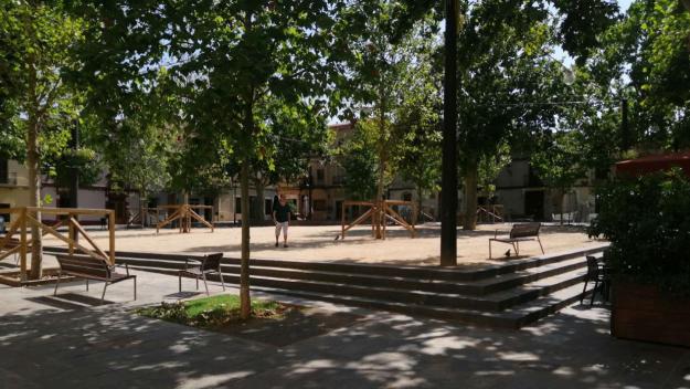 Fa vuit anys de l'inici de les obres a la plaça de Barcelona