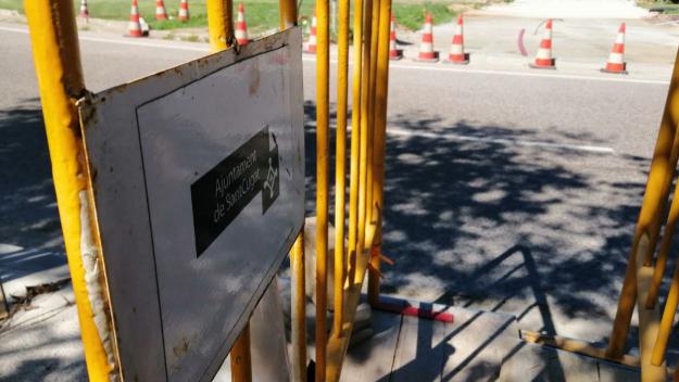 Talls de trànsit aquest dimecres a la rotonda de l'Hipòdrom en el tram final d'obres