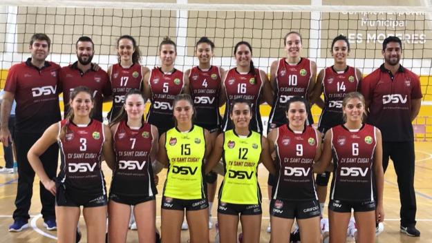 El Volei Sant Cugat inicia amb bon peu la Lliga Catalana davant l'Esplugues