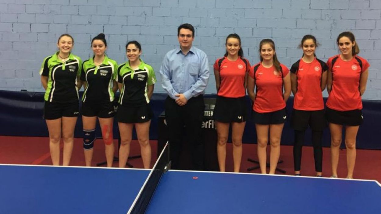 Èxit històric de la UESC femenina de tennis taula amb l'ascens a Divisió d'Honor