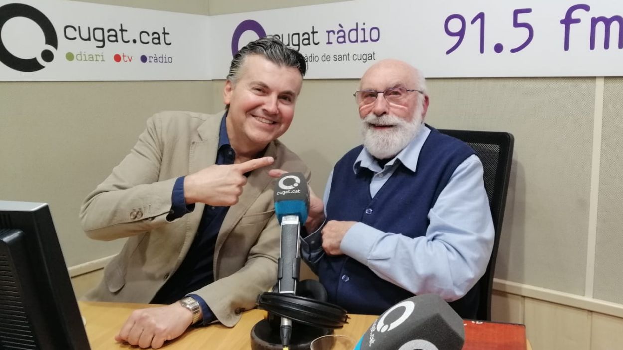 Ramon Gener visita el 'Molta Comèdia'