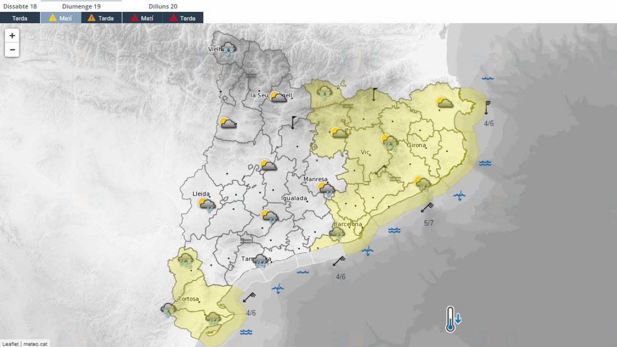 Sant Cugat es prepara per a un episodi de fort vent a partir d'aquest diumenge