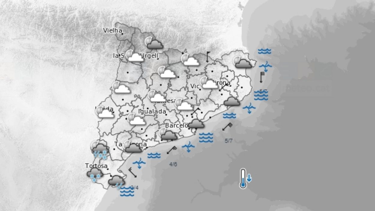 Sant Cugat, pendent d'un episodi de fort vent a partir d'aquest dilluns