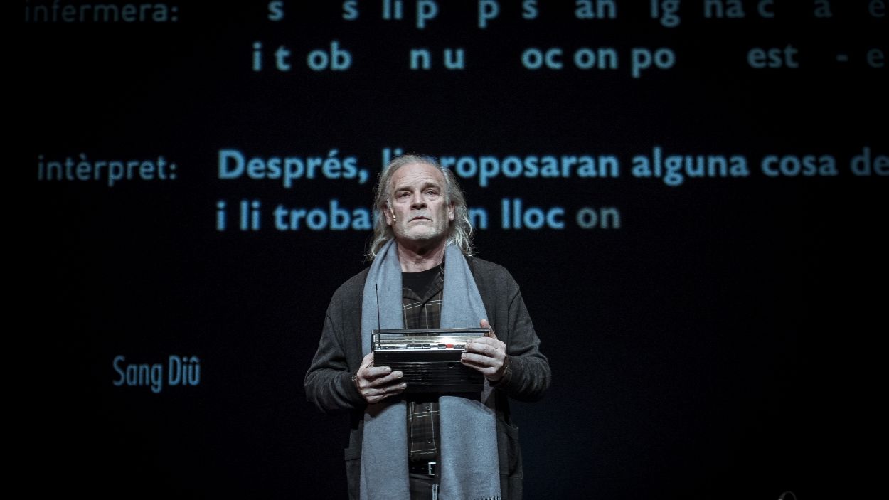 Lluís Homar representa aquest divendres 'La neta del senyor Linh' al Teatre-Auditori