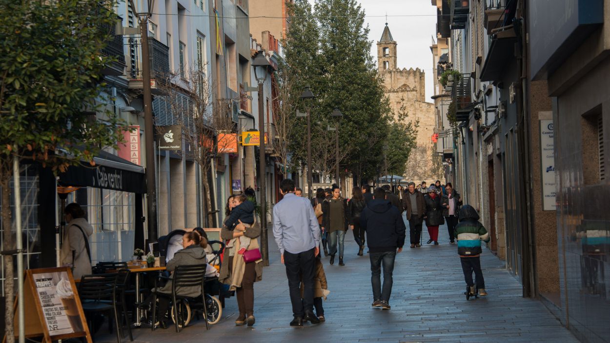 Les vendes es mantenen tot i el descens de vianants a l'eix comercial