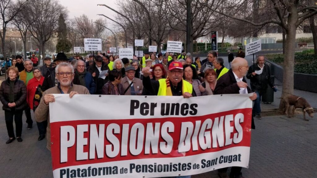 Alt: 1 de Maig: Declaració de la Plataforma de Pensionistes de Sant Cugat