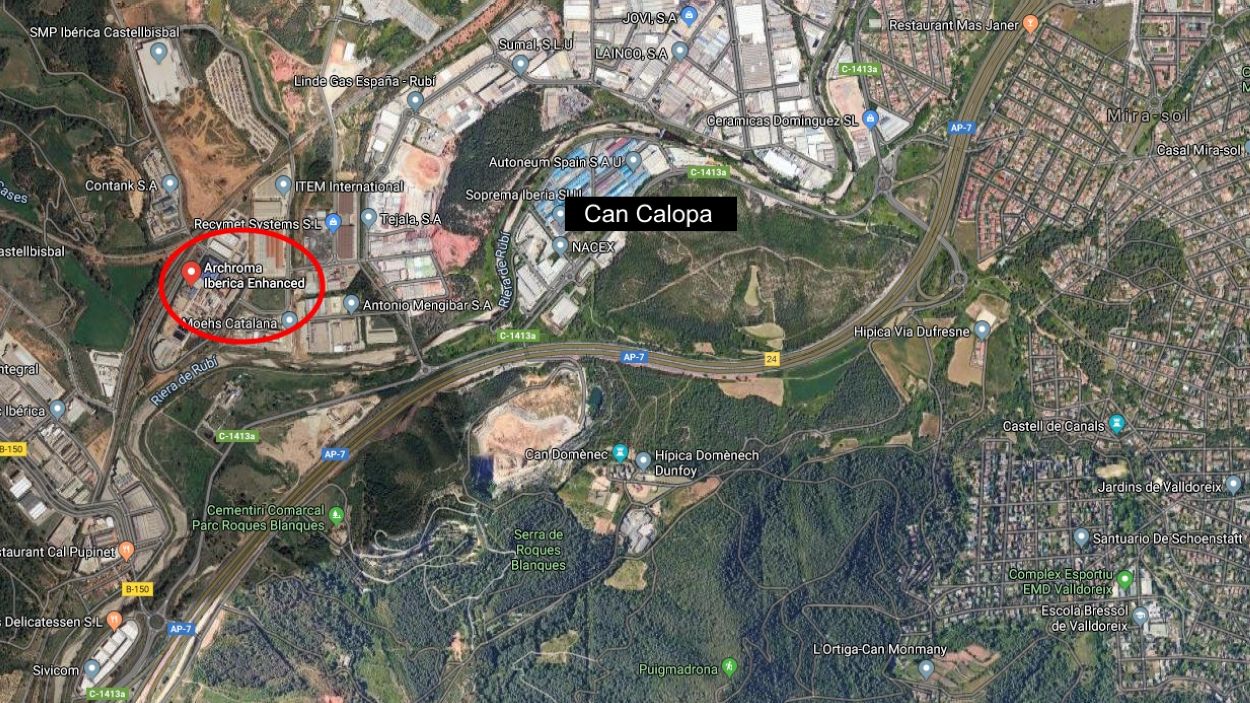 Controlada una fuita d'amoníac en una empresa de Castellbisbal sense danys ni ferits