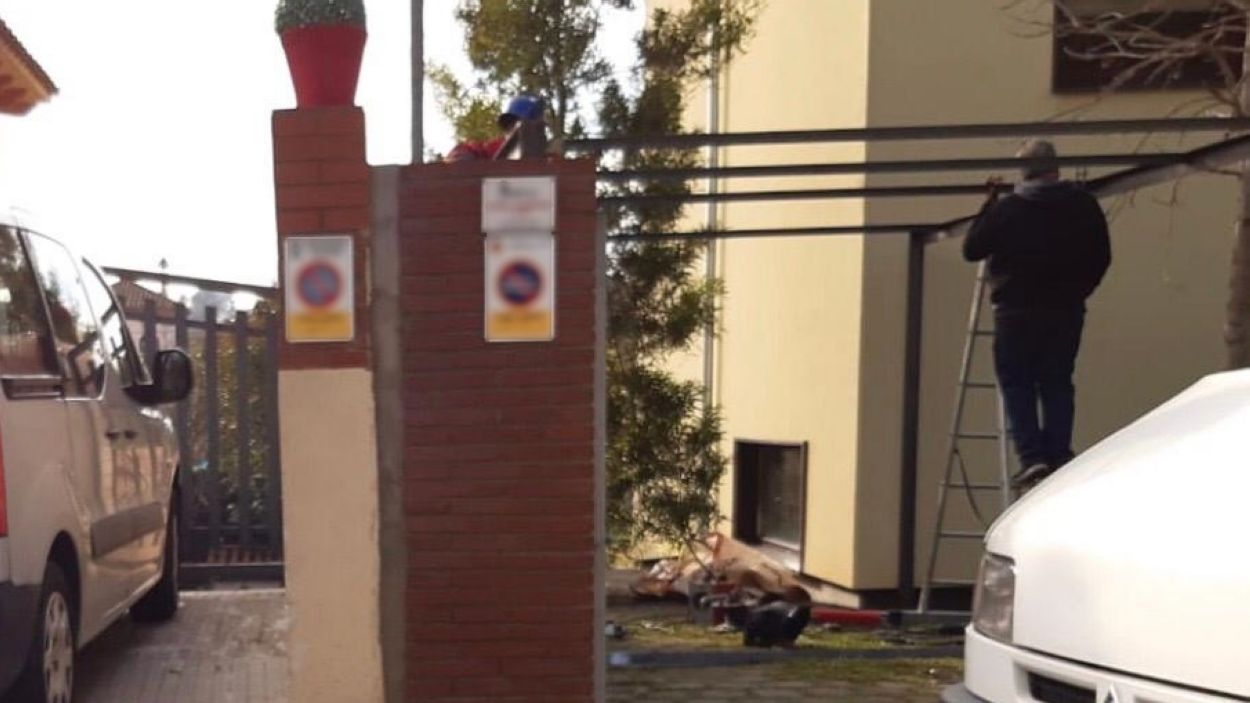 Expedientada una obra a casa del cap d'Urbanisme de l'EMD per ser il·legal