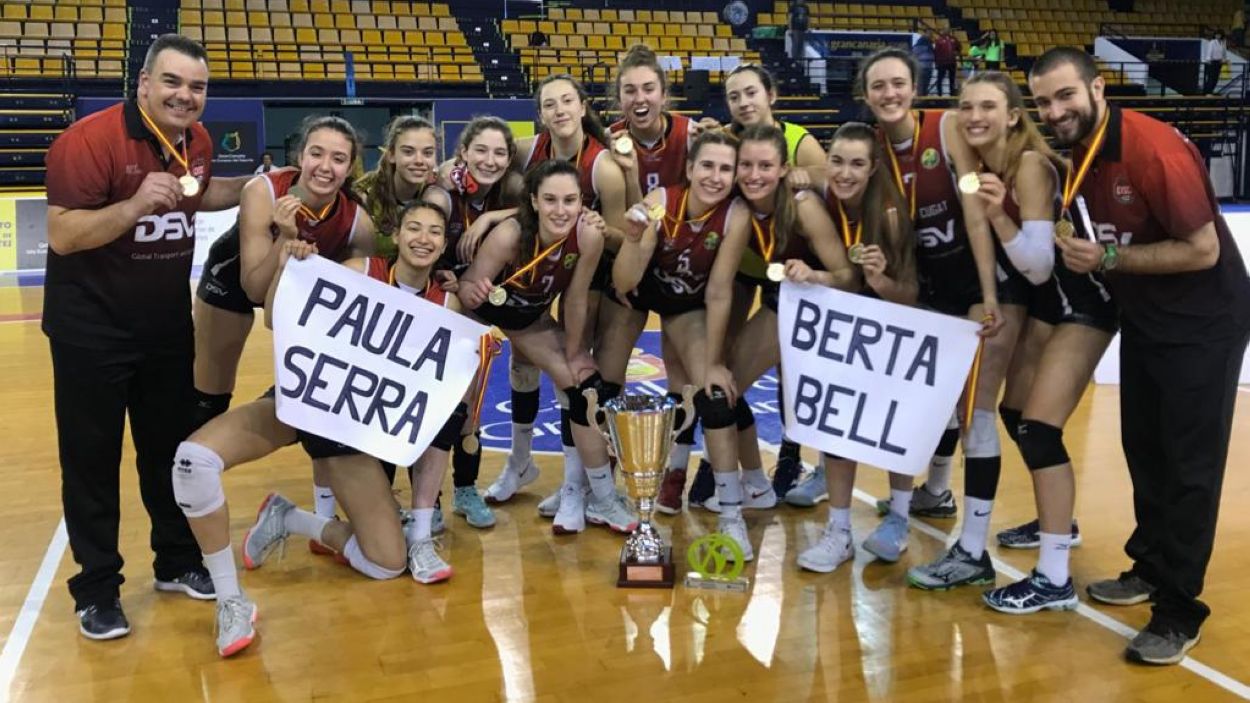 El DSV- Club Voleibol Sant Cugat guanya la Superlliga Júnior amb molta superiotat