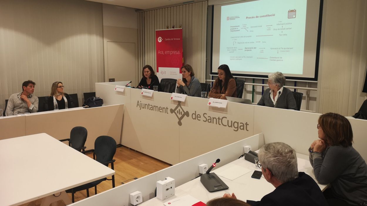 La Generalitat de Catalunya presenta un projecte per dinamitzar el comerç local de Sant Cugat
