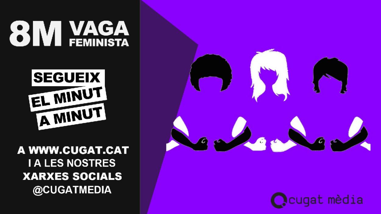 El 8-M arriba a Sant Cugat amb el protagonisme de les mobilitzacions per la vaga feminista