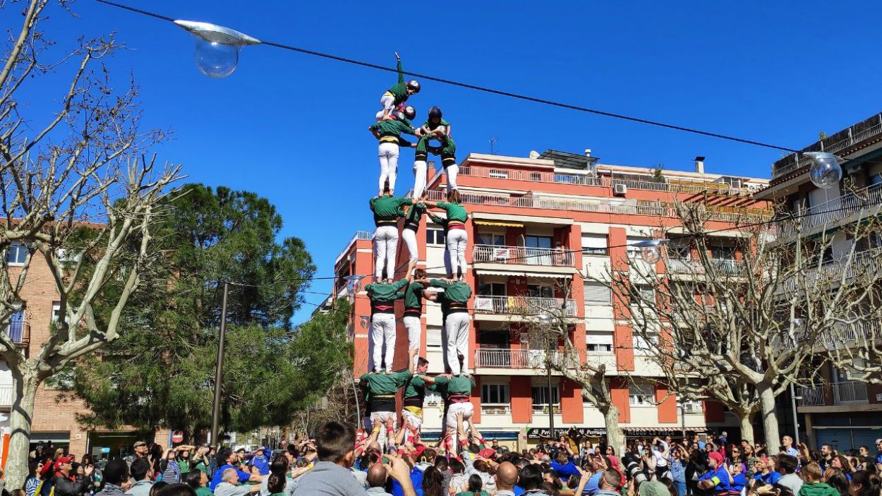 Els Gausacs enceten la temporada amb castells de 7 a la Diada de Sant Medir