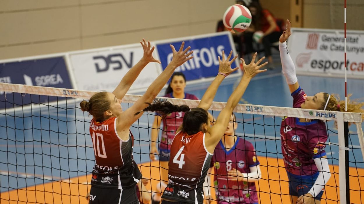 Les opcions de permanència del DSV- Club Voleibol Sant Cugat passen per Valldoreix