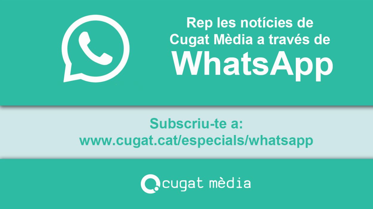 Cugat Mèdia ofereix un servei per rebre notícies i avisos per Whatsapp