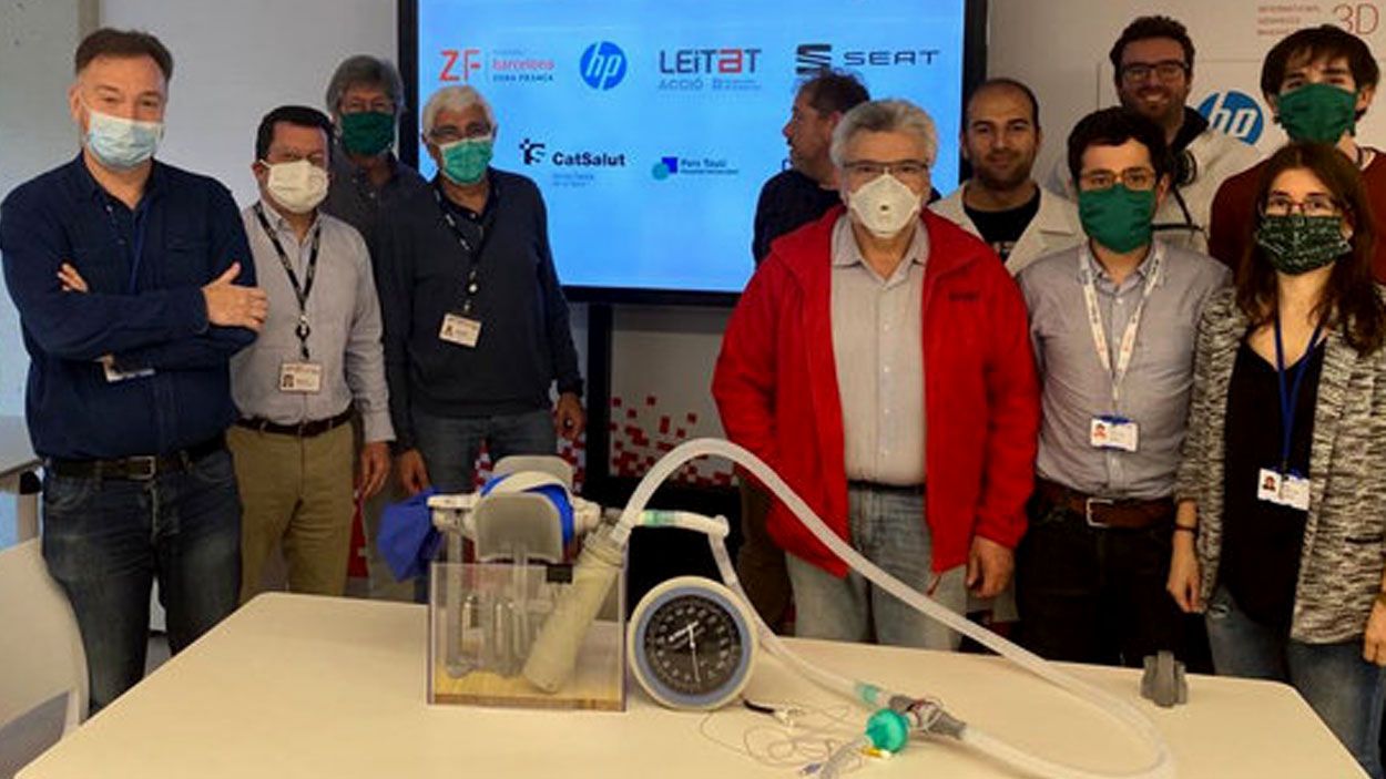 La companyia amb seu a Sant Cugat HP participa en el primer respirador de campanya per donar suport a hospitals