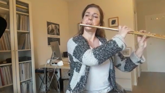 Patricia De No regala Fantasia en fa#menor per a flauta sola de G. Ph. Telemann