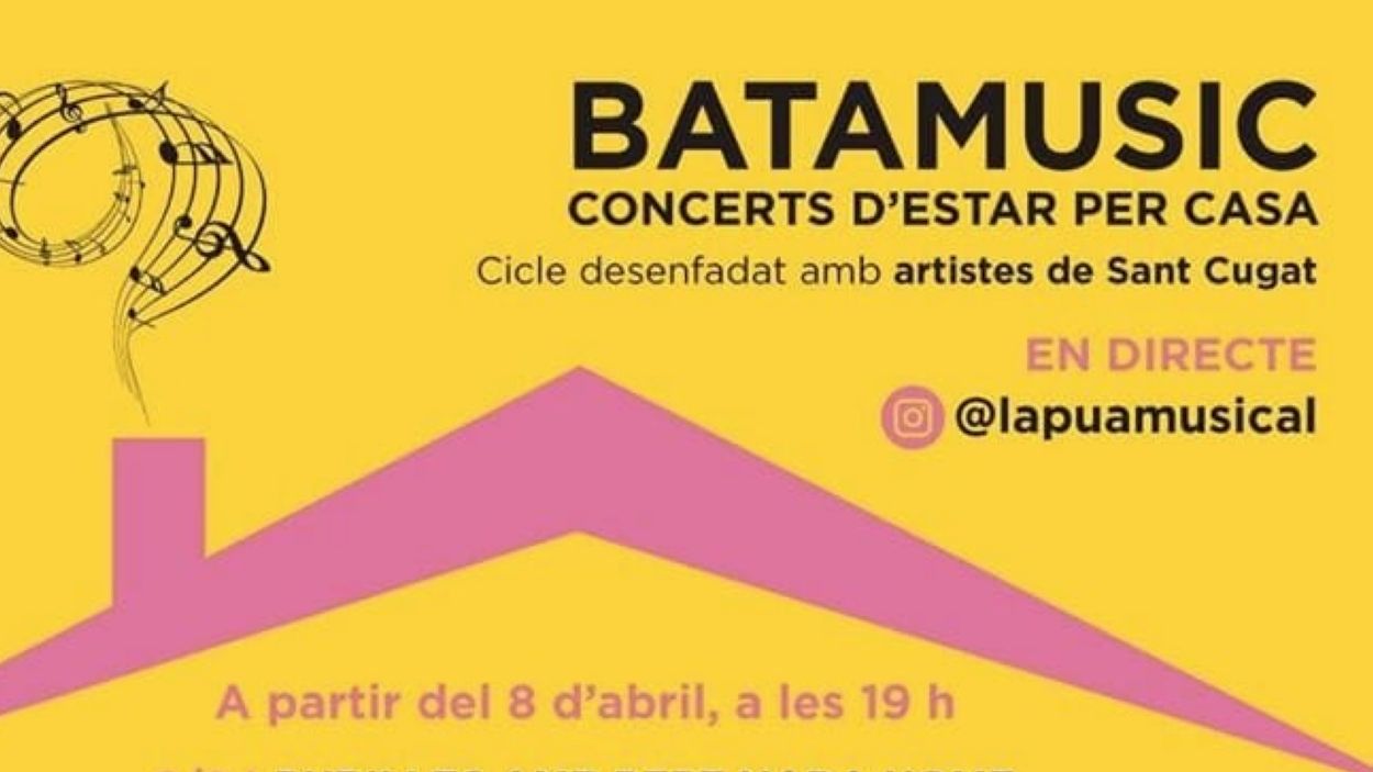 Arrenca el 'Batamusic': concerts a través de directes d'Instagram d'artistes santcugatencs
