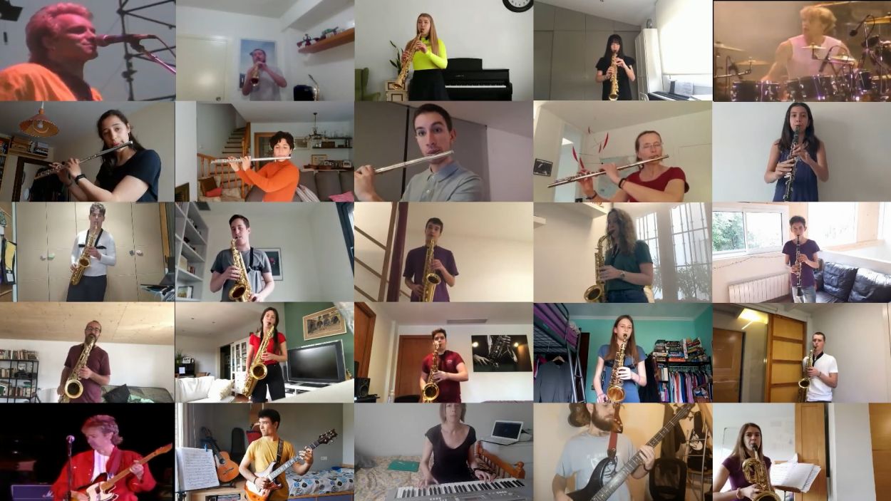 L'Escola de Música de Valldoreix s'adapta al confinament amb classes online i concerts des de casa