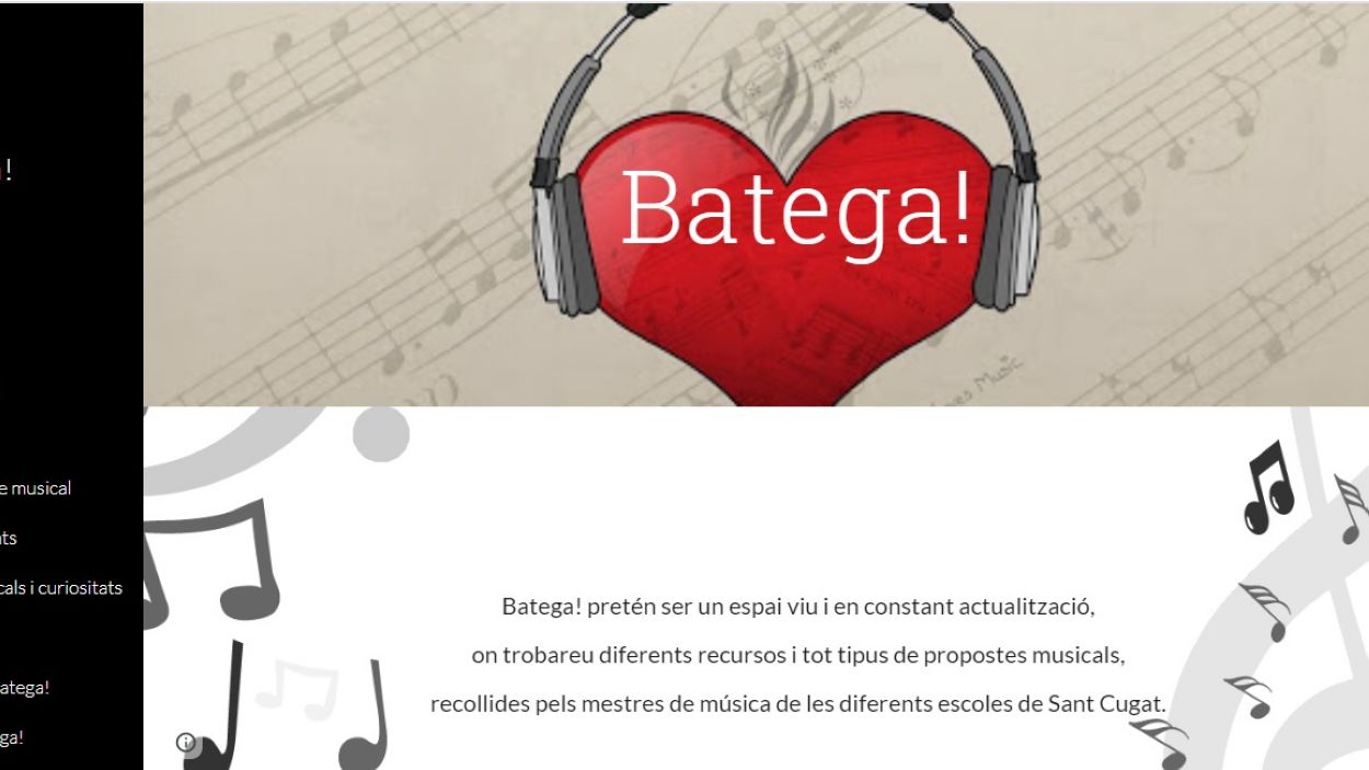Batega! un blog ple de ritme fet pels mestres de música de les escoles de Sant Cugat