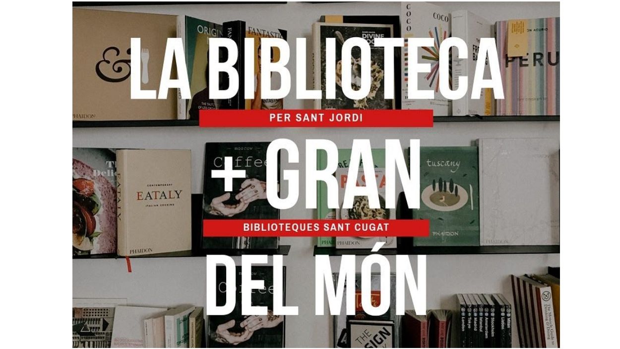 Les Biblioteques de Sant Cugat volen crear la Biblioteca Més Gran del Món per Sant Jordi