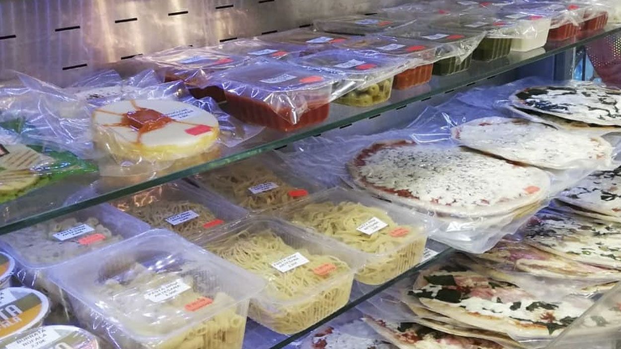 Menjar italià a punt per cuinar a casa