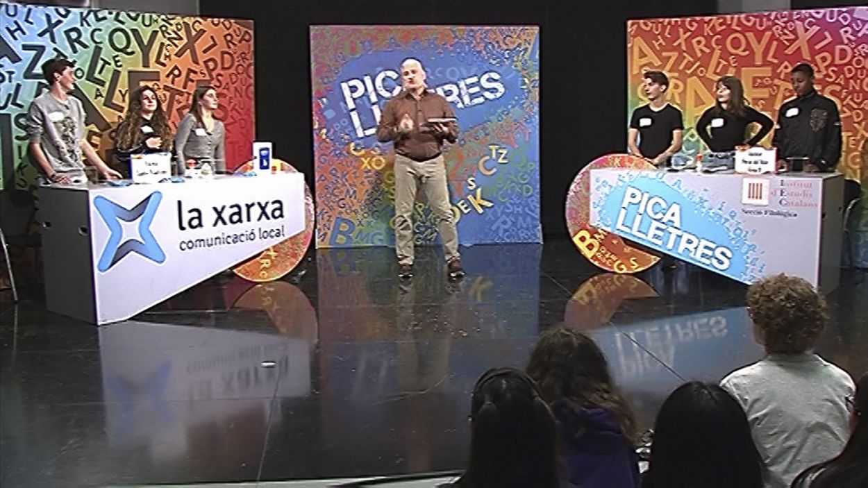 Els alumnes de l'escola Jaume Viladot i de l'institut Forat del Vent, enfrontats al 'Pica lletres'
