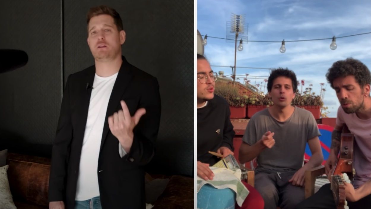 Michael Bublé versiona Stay Homas, el grup de moda del confinament amb segell de Sant Cugat